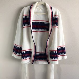 Red White & Blue Vintage Sweater|Size: S/M
